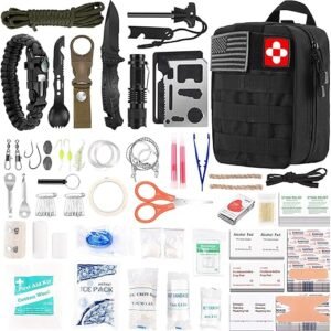 216-Piece Ultimate Survival First Aid Kit for Adventures