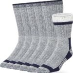 Alvada Merino Wool Thermal Hiking Socks - 3 Pairs