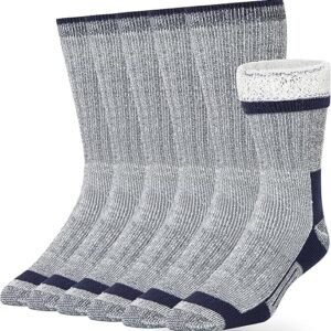 Alvada Merino Wool Thermal Hiking Socks - 3 Pairs