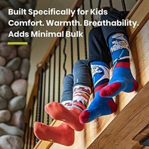 Cozy Comfort: Smartwool Hiking Bear Crew Socks for Kids