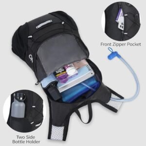 Lightweight Hydration Backpack with 2L Bladder for Active Adventures