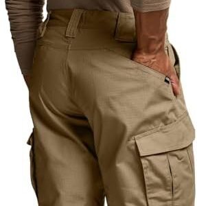 Men's CQR Tactical Pants - Lightweight, Water Resistant Cargo