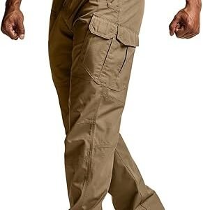 Men's CQR Tactical Pants - Lightweight, Water Resistant Cargo