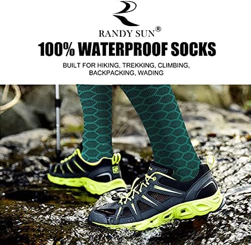 RANDY SUN Waterproof Breathable Knee High Outdoor Socks