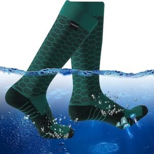 RANDY SUN Waterproof Breathable Knee High Outdoor Socks