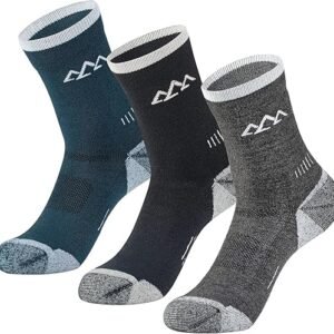 Ultimate Comfort: 3 Pack Merino Wool Hiking Socks