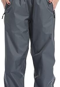 Women's Waterproof Rain Pants - Lightweight & Breathable